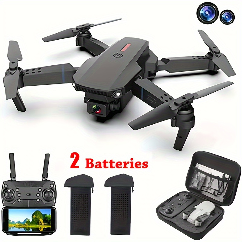 

Drone With Dual Camera, 2024 Newest Foldable Drone With App Control, Fpv Live Video Rc Quadcopter With Camera For Adults Beginners 2 Batter