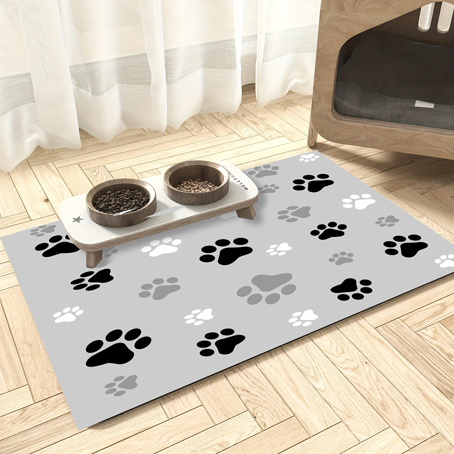 

Silicone Pet Feeding Mat For Dogs, Absorbent And Non-slip, Easy To Clean