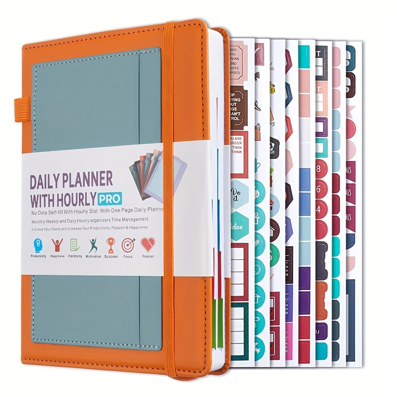 

1pc Daily Planner Including Weekly And Planner, Book, To-do List And Notebook For And - A5 Size, And 1 Year