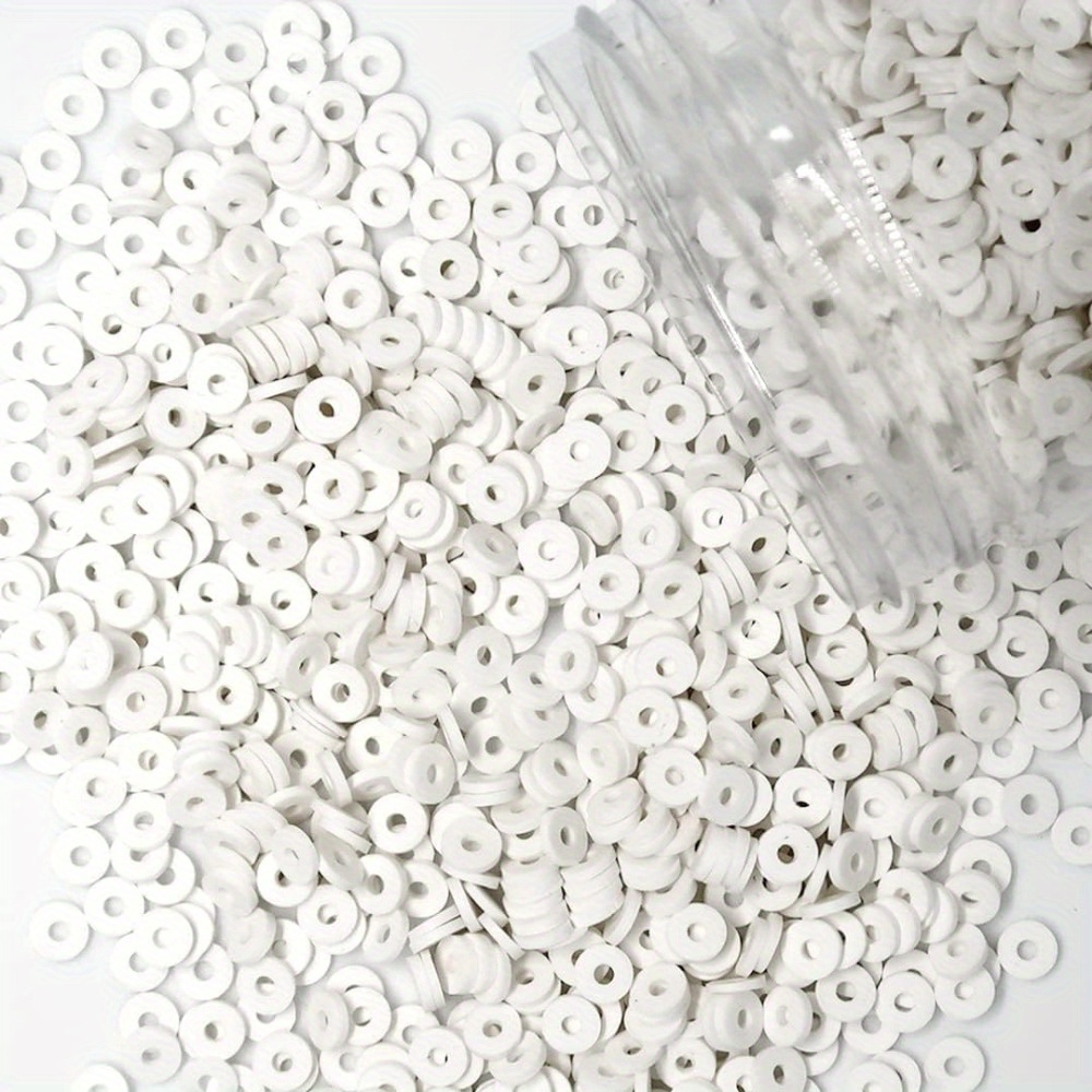 

4800 perles de pâte souple / de 6mm la de , de DIY, boucles d'oreille, d'artisanat