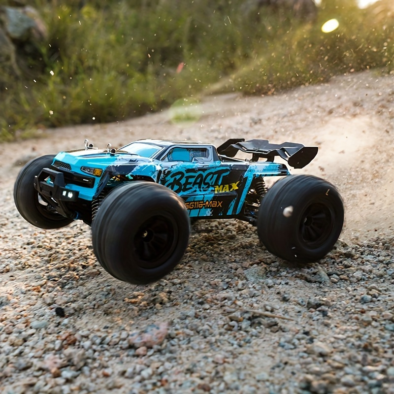 

Remote Control Off-road Vehicle: Brushless Motor, 4wd, 80km/h , With Led Headlights Halloween Christmas Gift