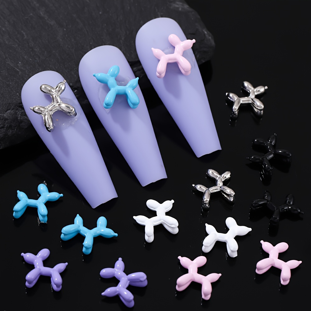 

12pcs Dog & Starfish Set - 3d Alloy, Accessories For Women And , Unique Art Decorations