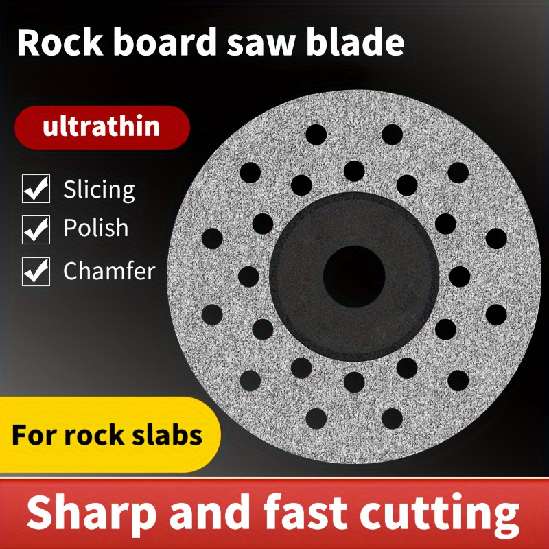 

10pcs Diamond Rock Saw Blades For Cutting And Polishing - Ultra-thin, Ultra-angle, 45° Chamfering Tool For Rock And Tile Trimming