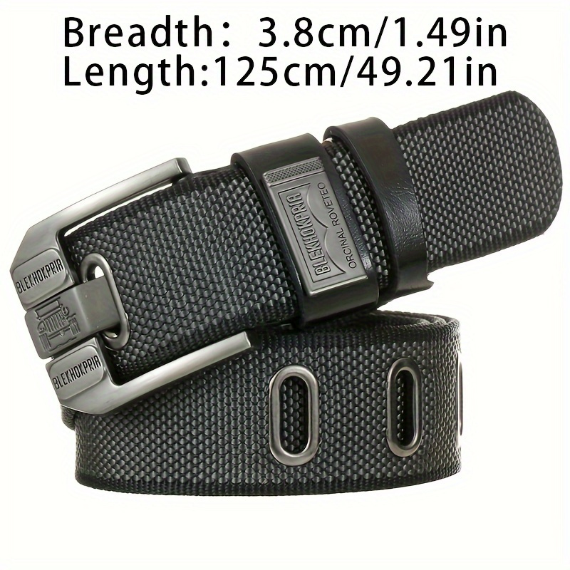 Men's Canvas Strap with Alloy Buckle Casual Accessory