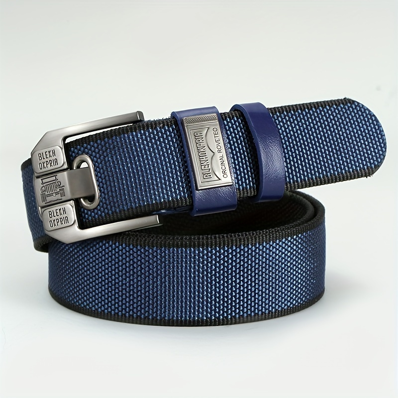 Men's Canvas Strap with Alloy Buckle Casual Accessory