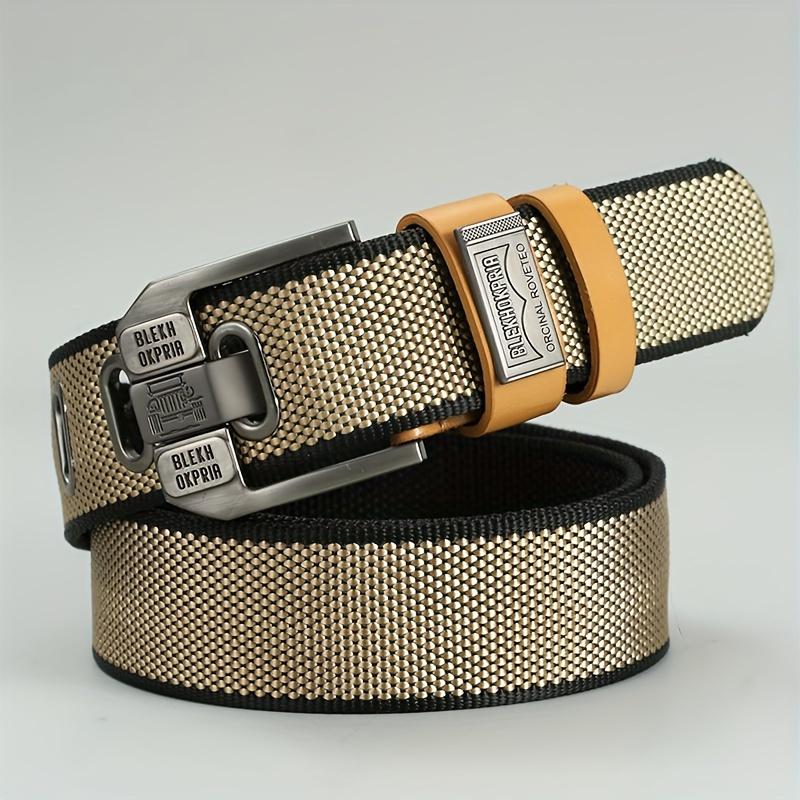 Men's Canvas Strap with Alloy Buckle Casual Accessory