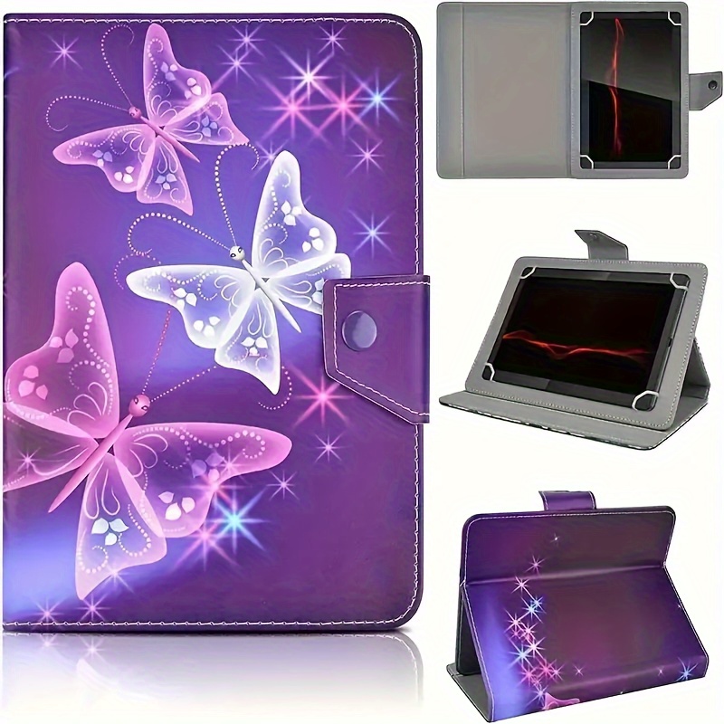 E-shop Universelle 25,65 cm Tablet-Hülle, 25,4 cm Tablet-Schutzhülle, tragbare Reiseschutzhülle mit 4 festen Ringen für alle Arten von 24,38-26,67 cm