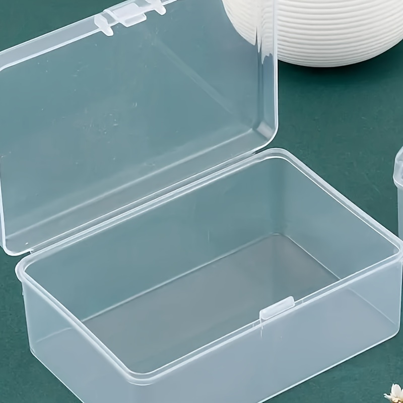 

Clear Storage Box Lid - Plastic Organizer For & Office Supplies, ,