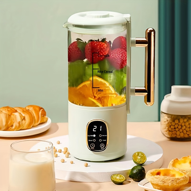 1 Soy Milk Machine,, Juicer, Soy Milk, Rice Paste And Juice Machine,  Milkshake, Soup, Free Filter, Automatic Cleaning, Insulation, Nut Milk  Machine, Heavy Mixer, Juice Extractor - Temu