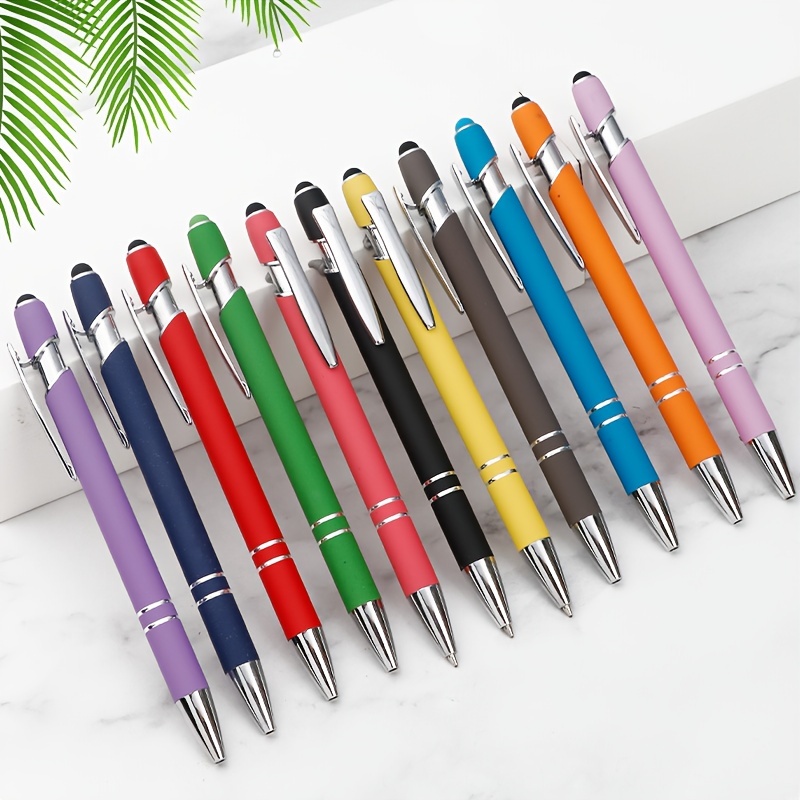 1pc Random European & American Style 10 Colors Ballpoint Pens For Planner