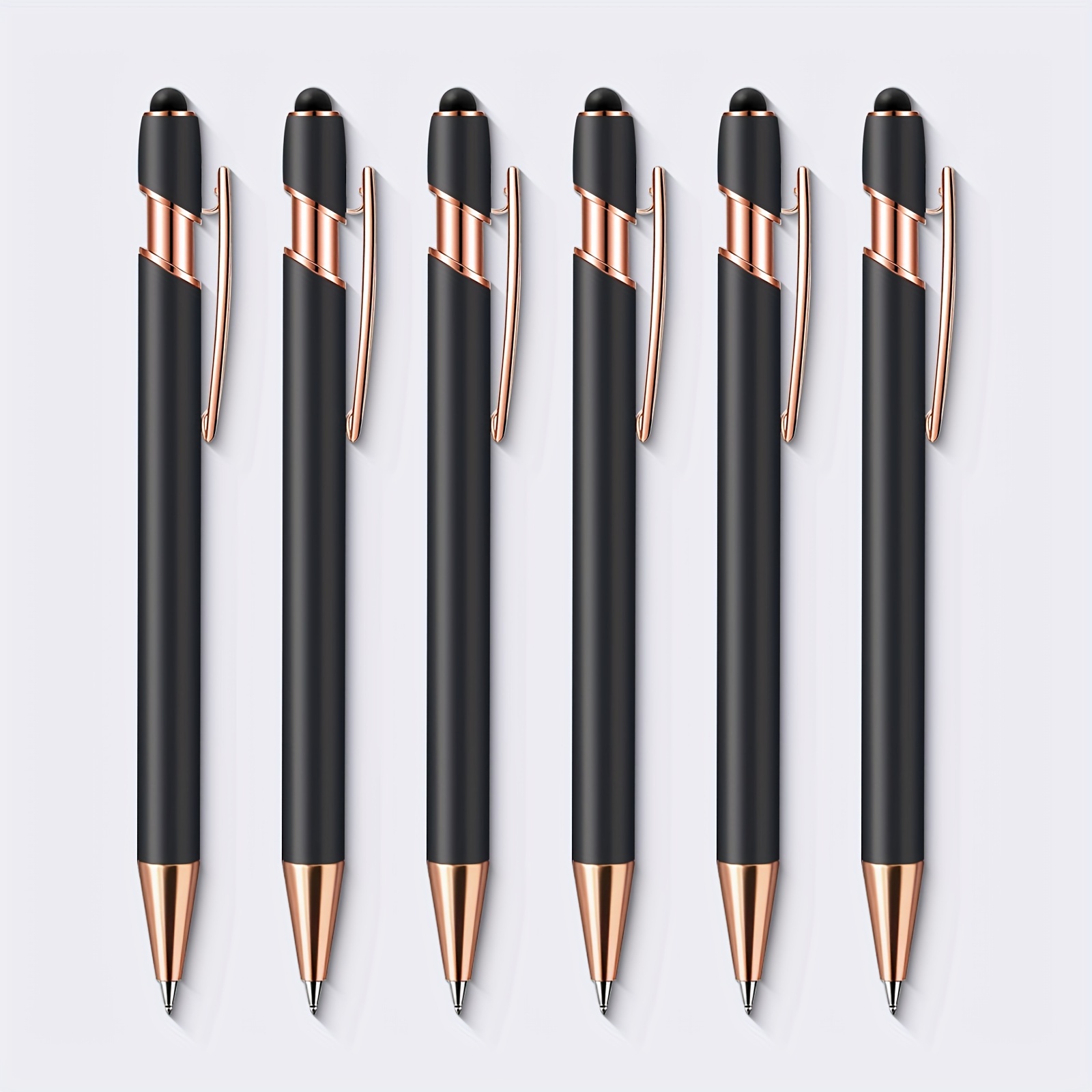 Ballpoint Pens Metal Retractable Fansy Pink Pen Black Ink Glitter Rose Gold  Click Custom Cute Pens with Logo for School Boligraf - China Promotional Pen,  Ballpoint Pen