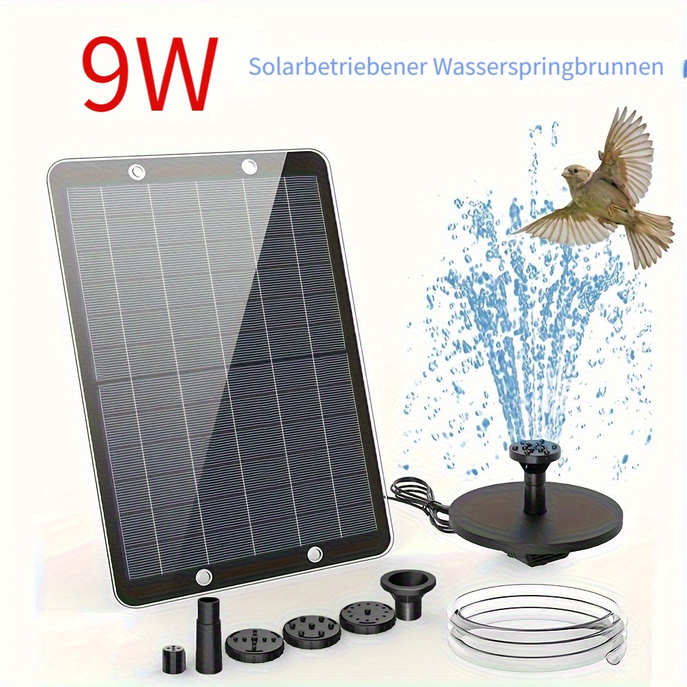 Artikelbild  .   | unabhängige, tragbare, schwimmende solar-trinkwasserpumpe für garten, teich, schwimmbad, außenbereich und hinterhof | aus kunststoff, solarladung, abnehmbares photovoltaikmodul, marke:  