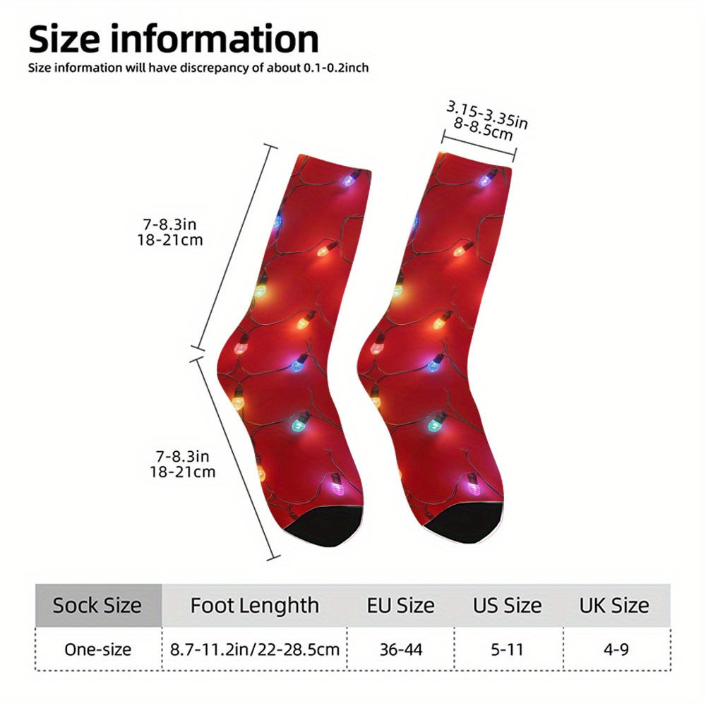 TEMU 1 Pair Socks, Flexible And Soft, Morning Briefings, Indoor Tasks, And Evening Relaxation