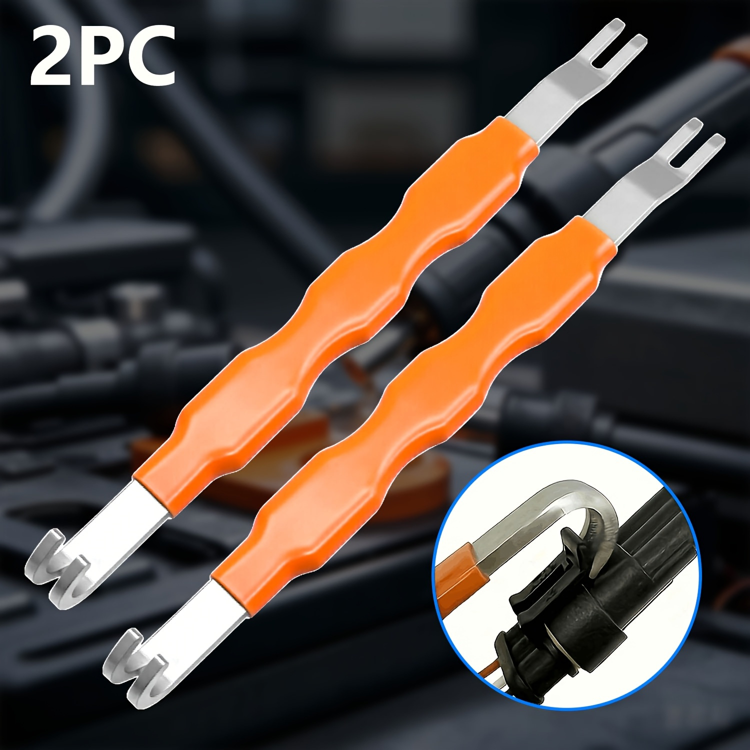 TEMU 2pcs Of Random Color Automotive Electrical Terminal Connector Disassembly Tools, Small Tools For Automotive Electrical Terminal Connector