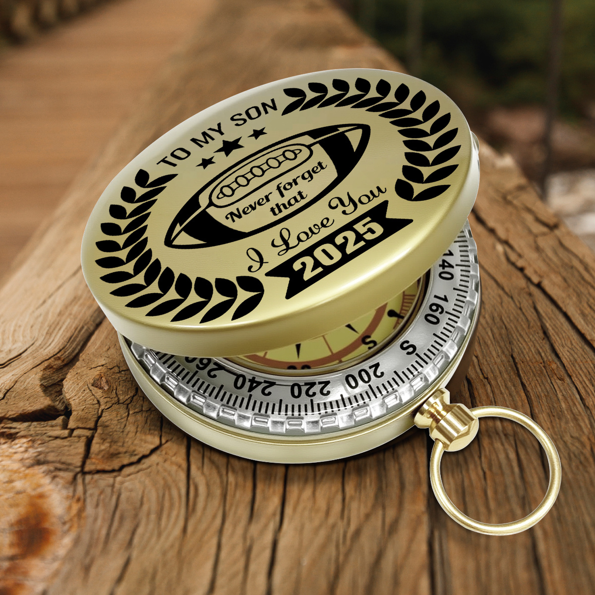 Portable Compass with Luminous Dial & Waterproof Case