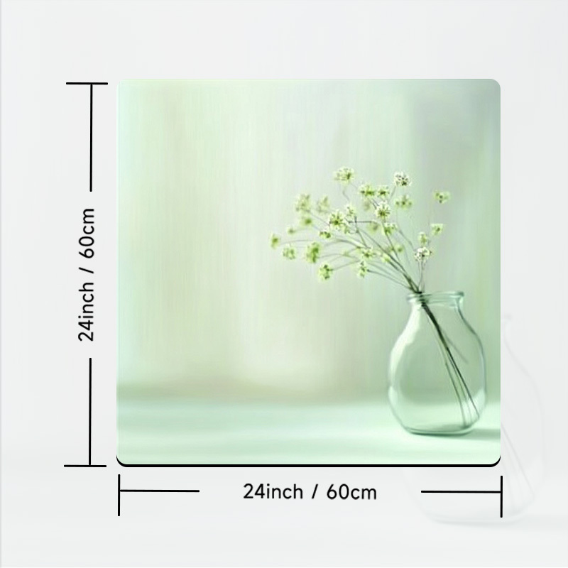 TEMU 1pz Tappetino Lavatrice 2D Verde - Copertura Assorbente per Top Lavatrice e Asciugatrice, Design Antiscivolo in Poliestere 100%, Decorazione per
