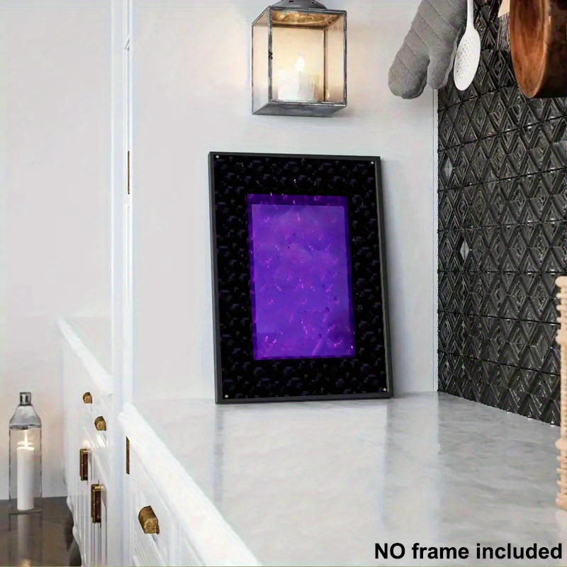 TEMU 2d Flat, 2d Flat, 1pc Canvas Artwork Featuring A Portal - A Glow, Frameless 2d Wall Decoration Suitable For Home, Office, Bar, Cafe, And -