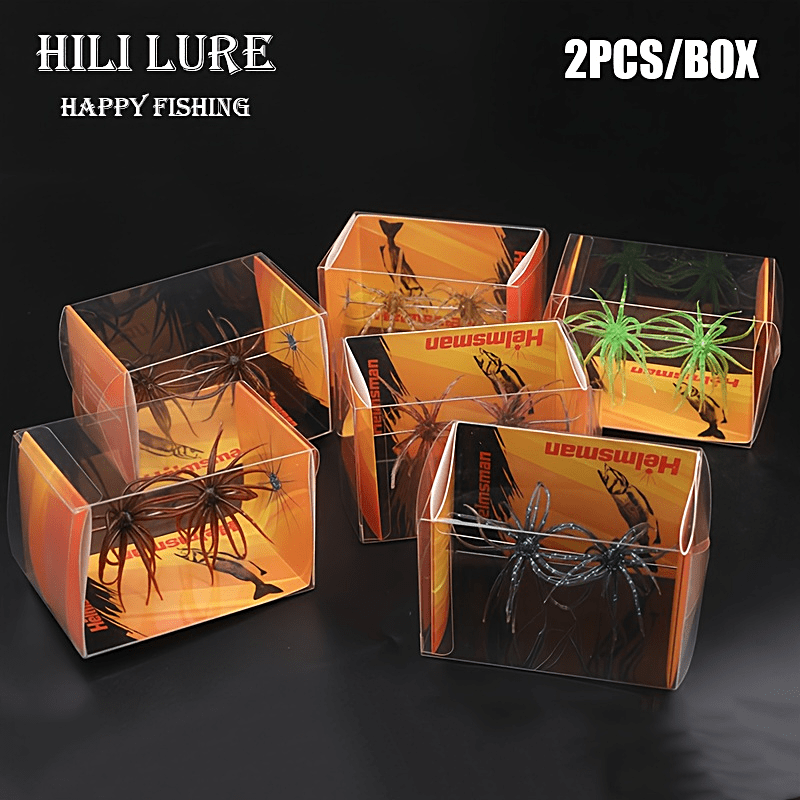 誘うワーム Foil 2枚セット 2個入り hili lure ウニ型ソフトルアー リアルなワームテクスチャー