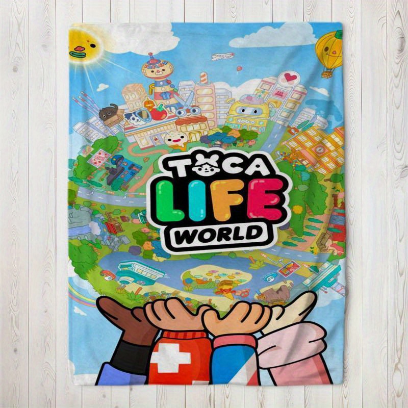 Toca Life World Adventure Flannel Blanket