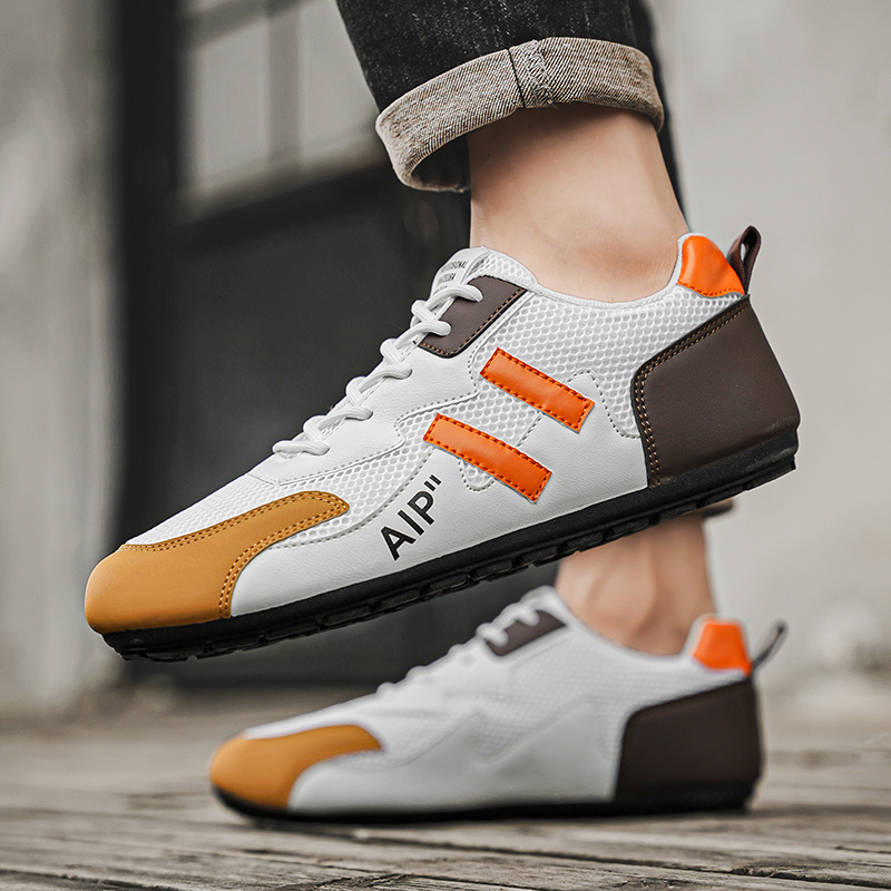 mens casual sneakers breathable low top lace up shoes with eva cushioned sole     for     leisure activities 6