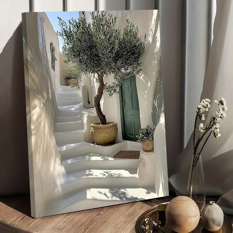 1 stck rustikale olivenbaum leinwandkunstdruck rahmen - Temu Germany