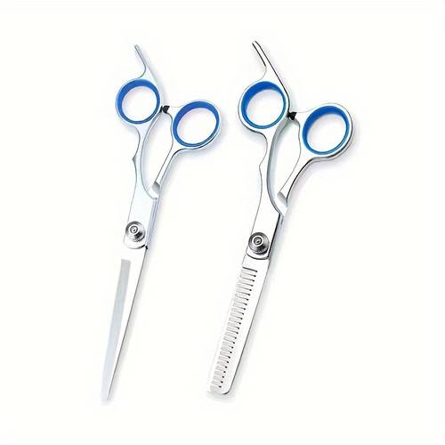 2pcs home haircut scissors hairdressing scissors set tools flat hair scissors hair scissors