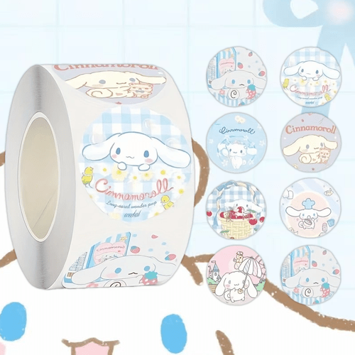 1 roll home decorative stickers label stickers cup stickers 500pcs