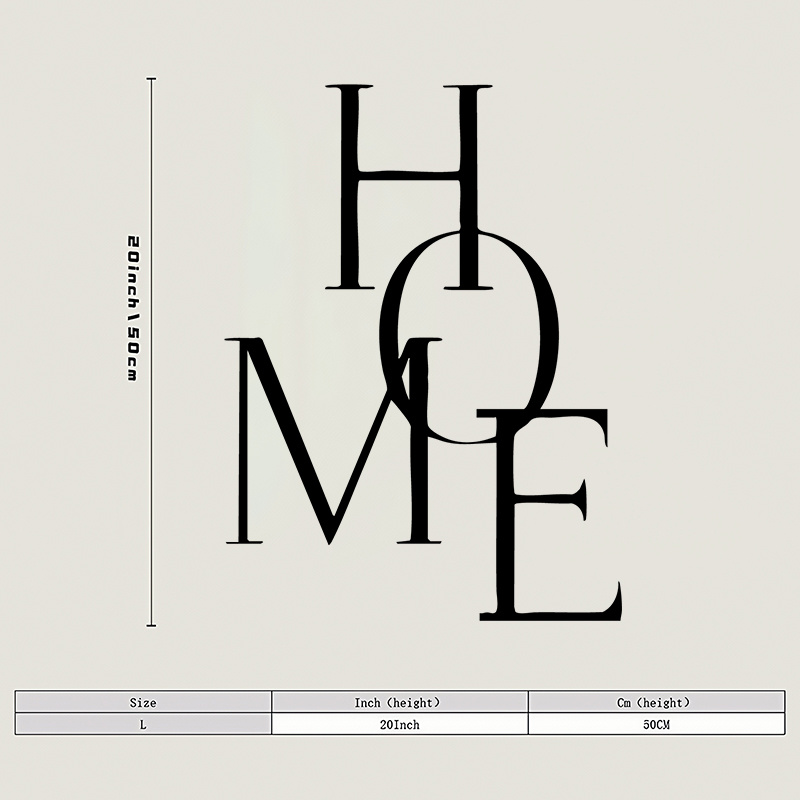 Image of 1pc For Home Metal Wall Art, For Home Statue Mural, Perfect For Living Room Wall, Christmas Decor, Ideal Gift For Home Decorators, Powder-coated Metal