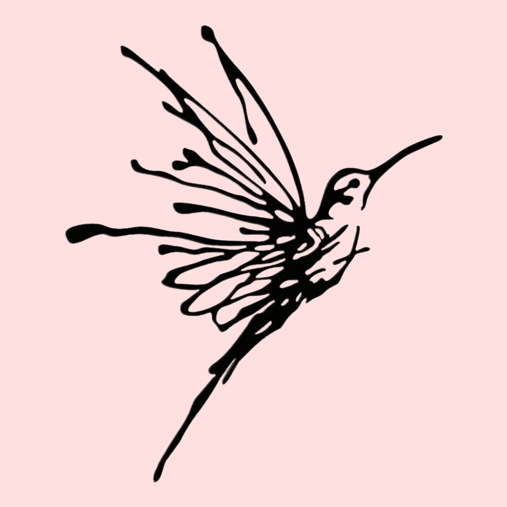 TEMU 1pc Metal Hummingbird Wall Hanging, Detachable Bird For Indoor Outdoor - Elegant Theme Decor, Suitable For , , Bedrooms