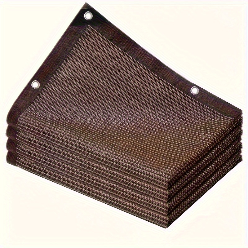 TEMU Auvent d'extérieur imperméable, coupe-vent avec 90 % de protection UV - Installation facile avec fermeture rapide, tissu en plastique durable,