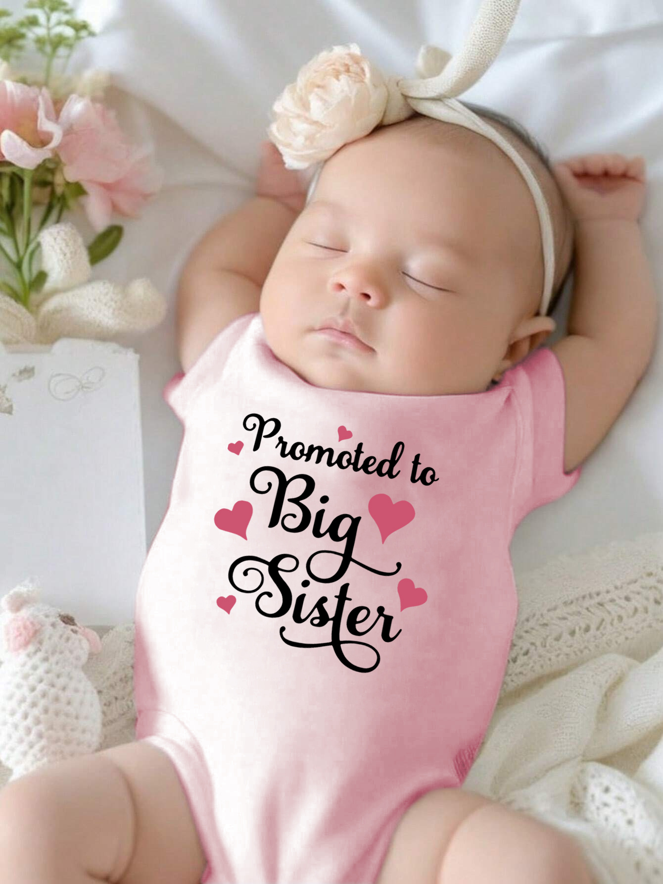 Bodysuit Big Sister Announcement Outfit Matching Big Sister Little