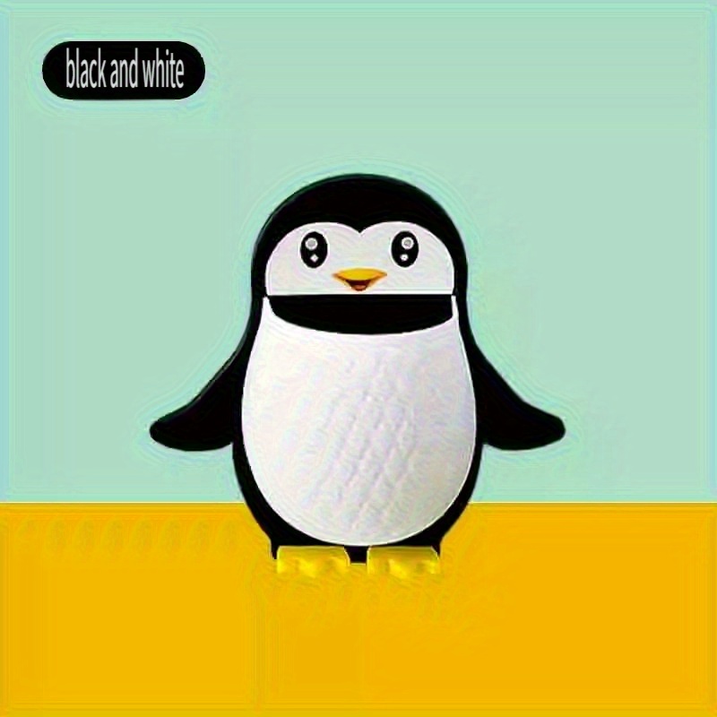 E-shop Sommer Neuheit - Kreativer Cartoon-Pinguin Aufbewahrungsständer | Zahnbürstenhalter | Keine Bohrung erforderlich. Abgerundete Ecken