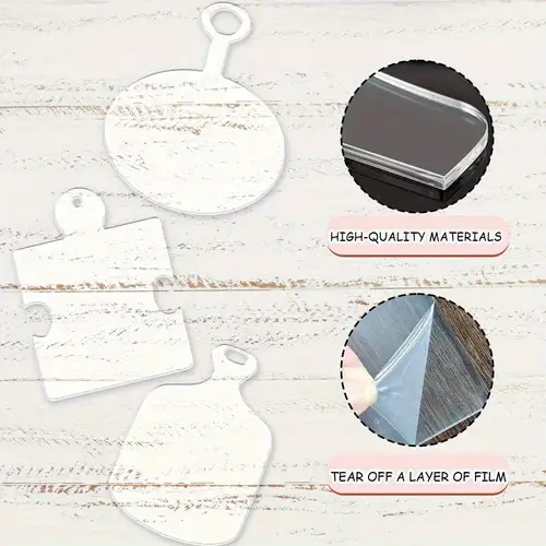 Teardrop Cutting Board Acrylic Router Template - 8 in Round Teardrop Cutting Board Acrylic Router Template - 8 in Round