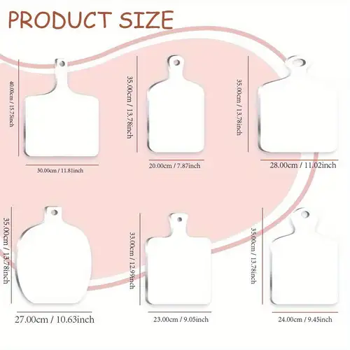 TEHAUX Acrylic Woodworking Template For Router – Transparent Cutting Guide For Wine, Beer & Whiskey Bottle Shaped Boards