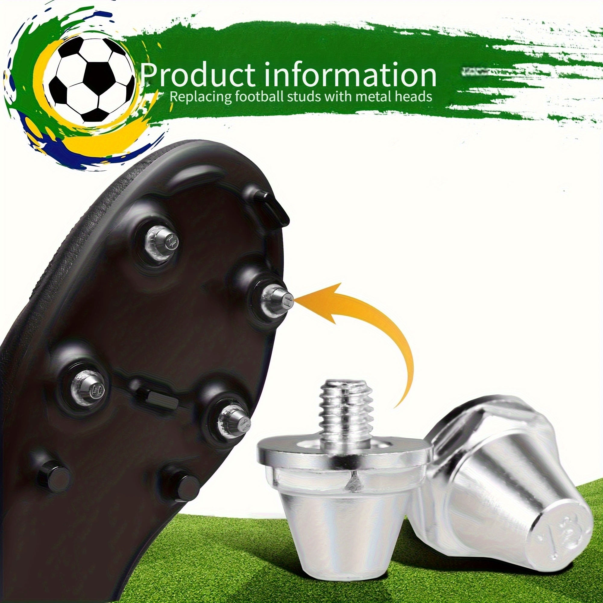 Metal Studs Replacement Studs For Football Boots Screw Studs - Main Image