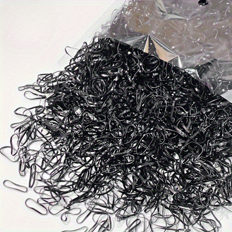 800pcs High Elastic Disposable Hair Band Set, Mixed Colors