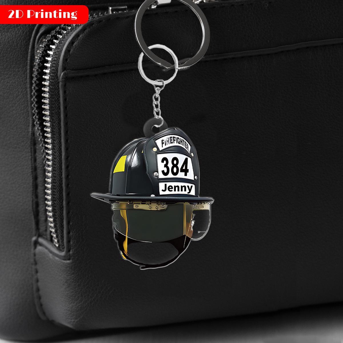 1pc personalized firefighter fire badge name Temu Canada