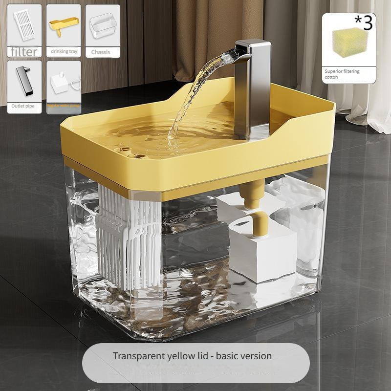 TEMU Water Fountain 50.72oz Automatic Cat , Cat Feeder