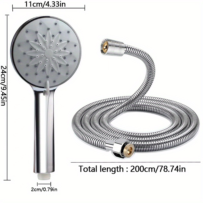 For Lotus Spray Head Shower: Multifunctional Bathing Showerhead With Hose, Flower Sprayer Hose Combo Set,for Shower Use Only
