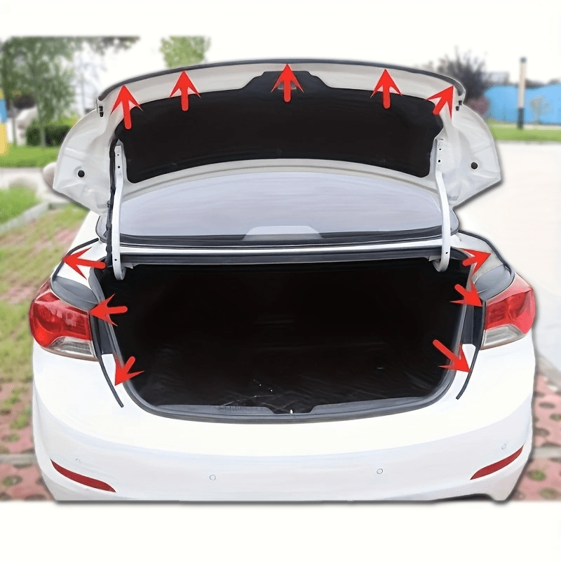 TEMU Type-d Insulation Noise Reduction, Suitable For All Models And Dustproof Rubber Seal Strip, Universal Electric Motor Trunk Lid Cover Sealing