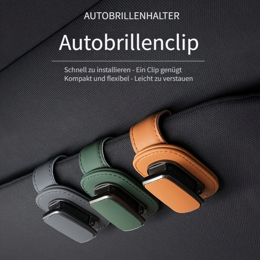 hochwertige option - robuster sonnenblenden-clip brillenhalter - für auto-sonnenblenden, brillen-hakenclip, auto-innenraum sonnenblenden-erweiterungen