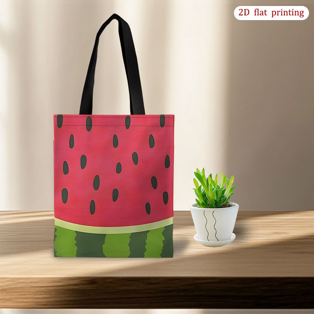 TEMU 1 ud. de [Bolsa Tote con Estampado 2D] de - Una elegante bolsa de compras duradera que se puede usar como bolso de o de - para camping, picnics,