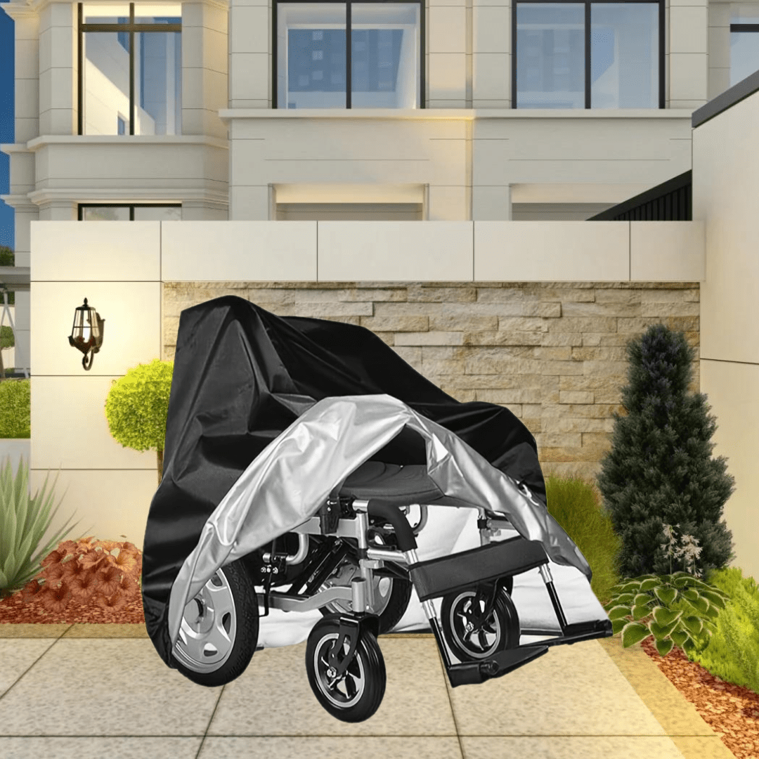 Image of 1pc Heavy-duty Wheelchair Cover, Electric Wheelchair Cover, 2 Sizes , For Indoor And Outdoor