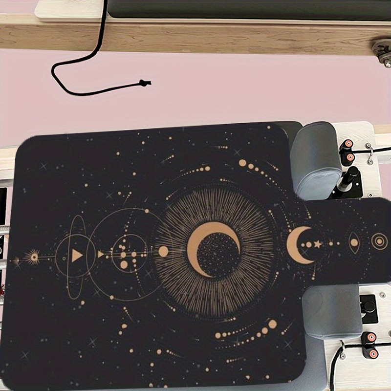TEMU Esterilla de yoga para cama de estampada, tapete de de Pilates con diseño antideslizante y absorbente de , tapete protector antideslizante para