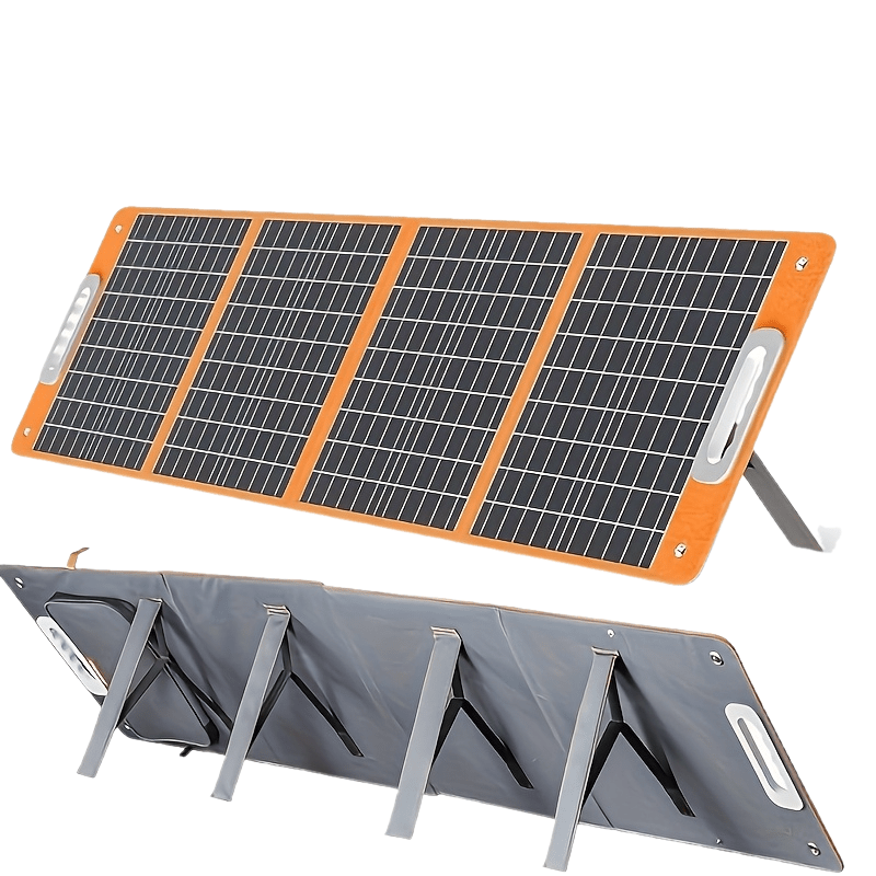 TEMU Panneau solaire pliable, chargeur solaire portable 18V/100W pour station d'alimentation portable, téléphone portable, ordinateur portable avec