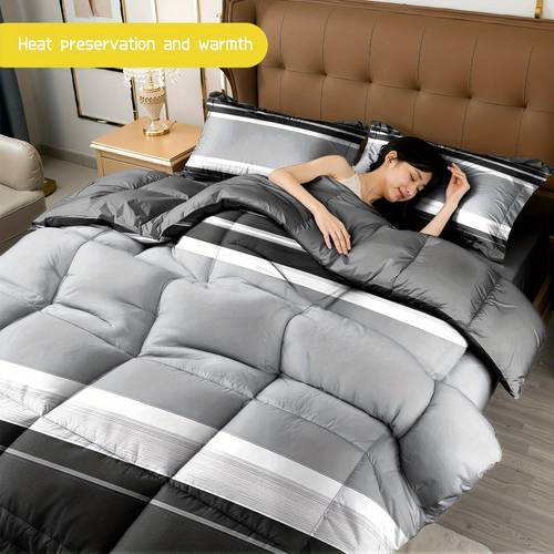 set biancheria da letto 3 pezzi (1 copripiumino e 2 federe) a , con un design e caldo ipoallergenico. resistente a rughe e scolorimento, con un moderno motivo a righe, disponibile nelle misure queen, king o full