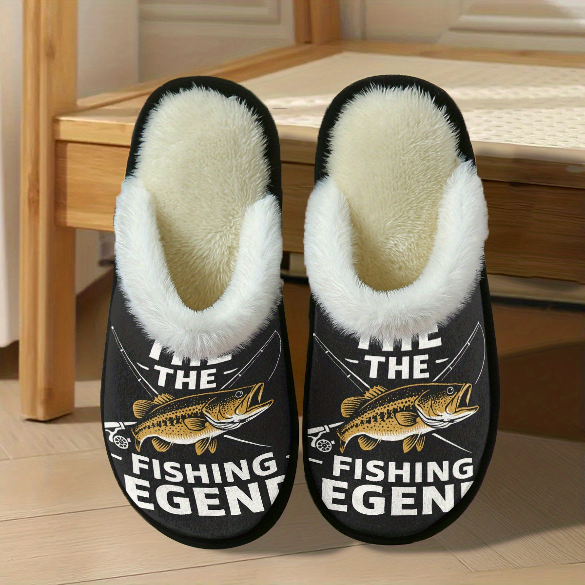 fish slippers sold on Temu Canada