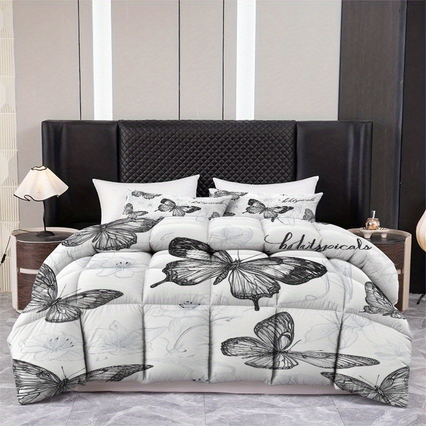 TEMU 3pcs Bedding (1 Comforter And 2 Pillowcases) Suitable For , Made Of Soft And Warm Hypoallergenic Polyester. Resistant To Wrinkles And Fading, In
