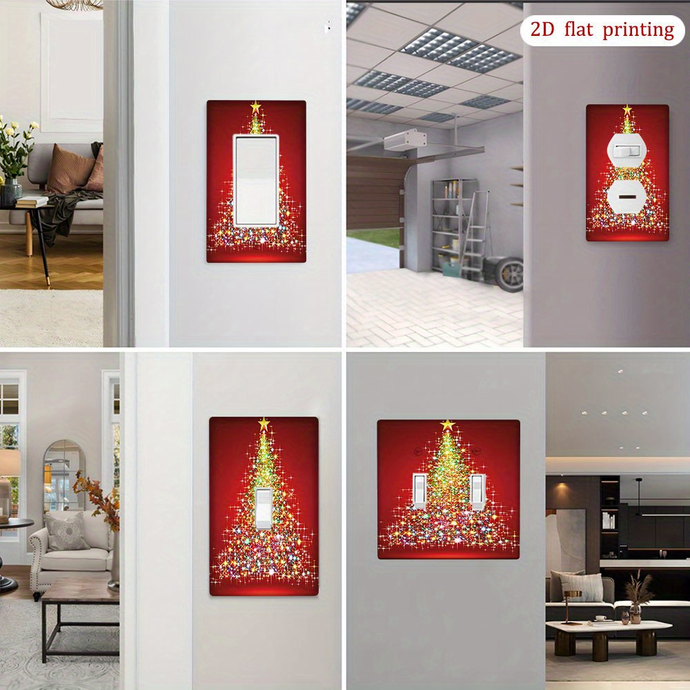 Christmas Star Tree Light Outlet Cover