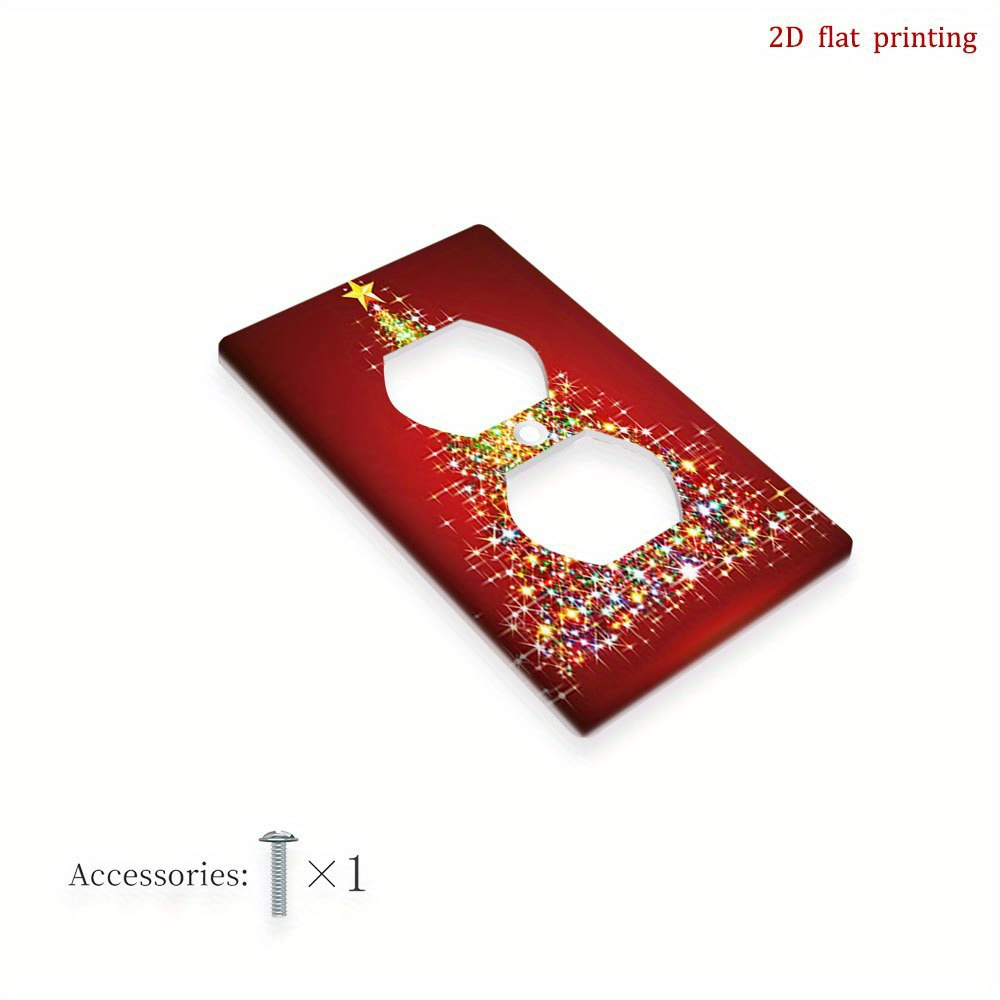 Christmas Star Tree Light Outlet Cover